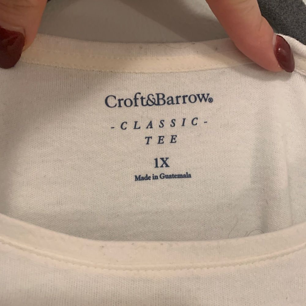 Croft&Barrow Snowflake Tee   - Picture 4 of 6
